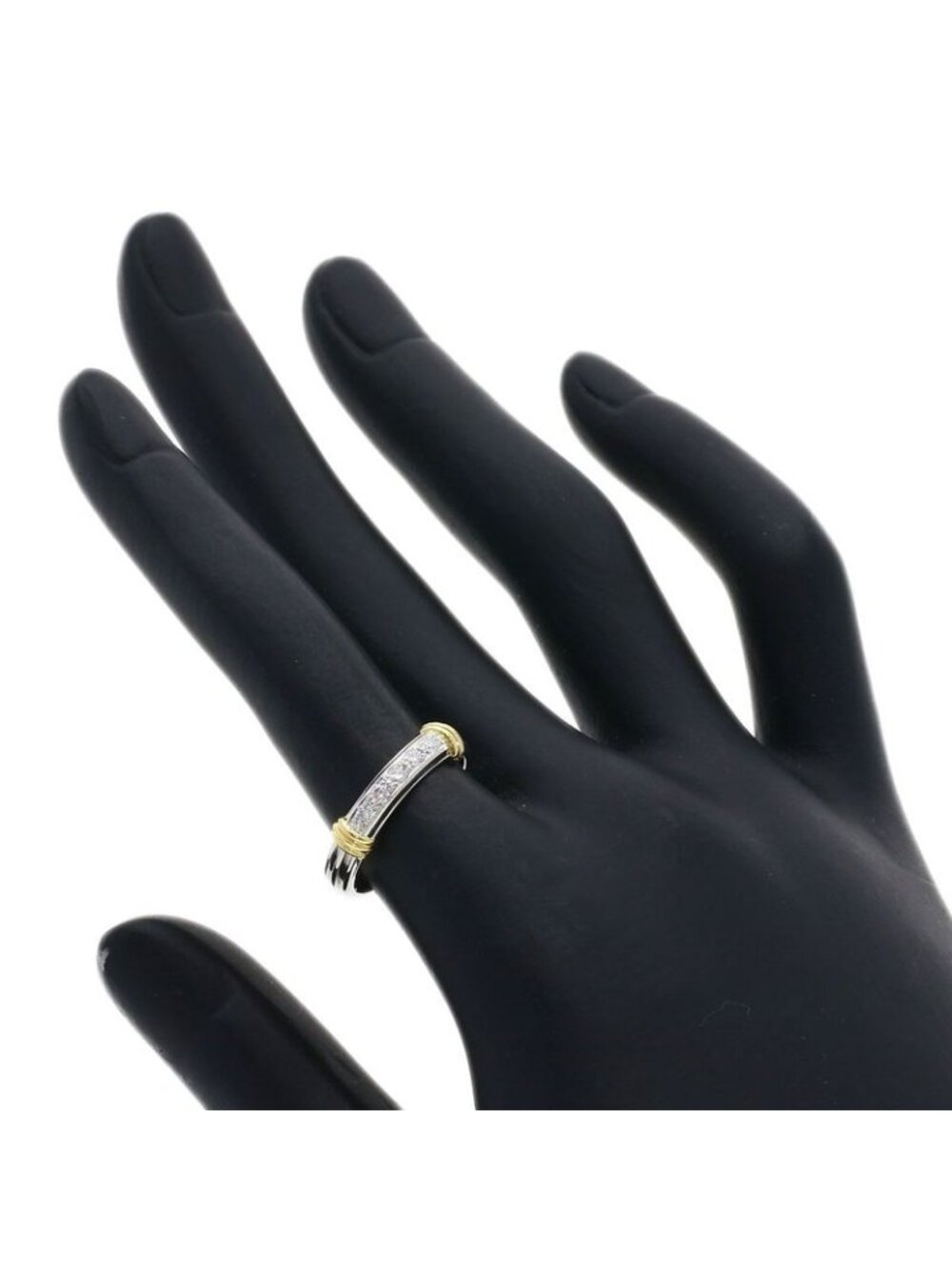 Dior Diamond Combination Ring 18k Yellow Gold - Picture 8 of 10
